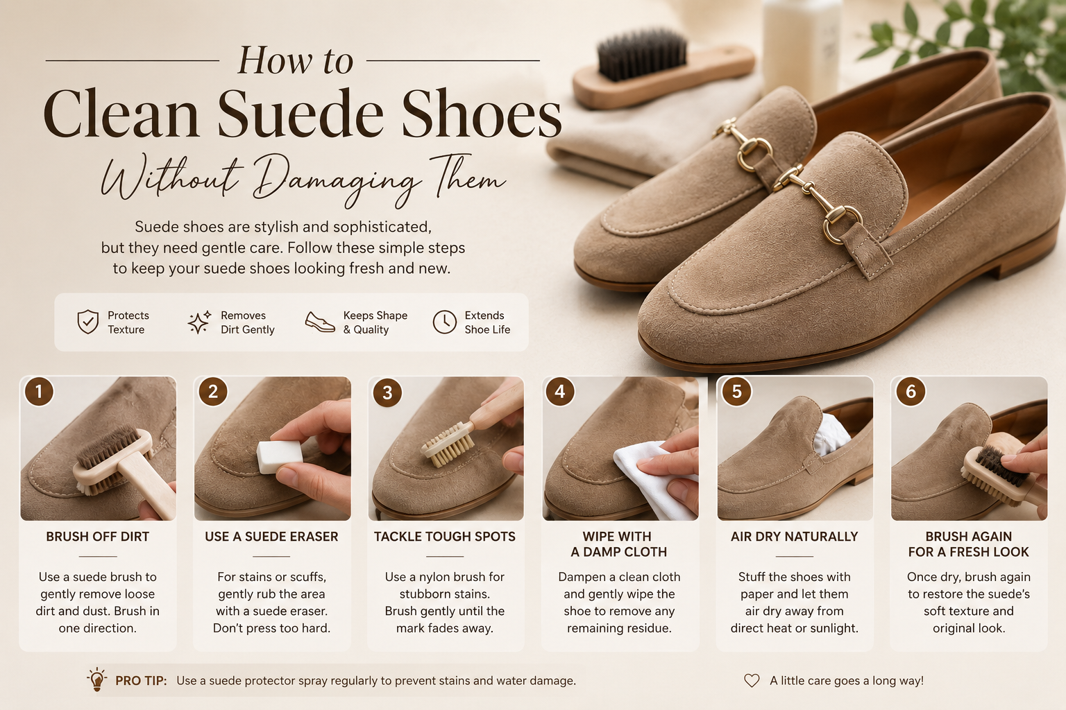 How to Clean Suede Shoes Without Damaging Them