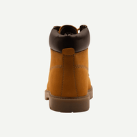 Solo Boys Wheat Leather Lace-Up Boots
