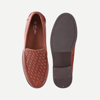 Tan Suede Loafers for Men