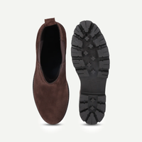 Nova Brown Chunky Sole Chelsea Boots