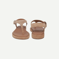 Adelie Suede Buckle Flat Sandals