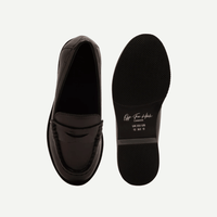 Girls’ Black Slip On School Loafers