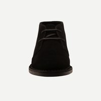 Sahara Boys Black Suede Lace-Up Desert Boots