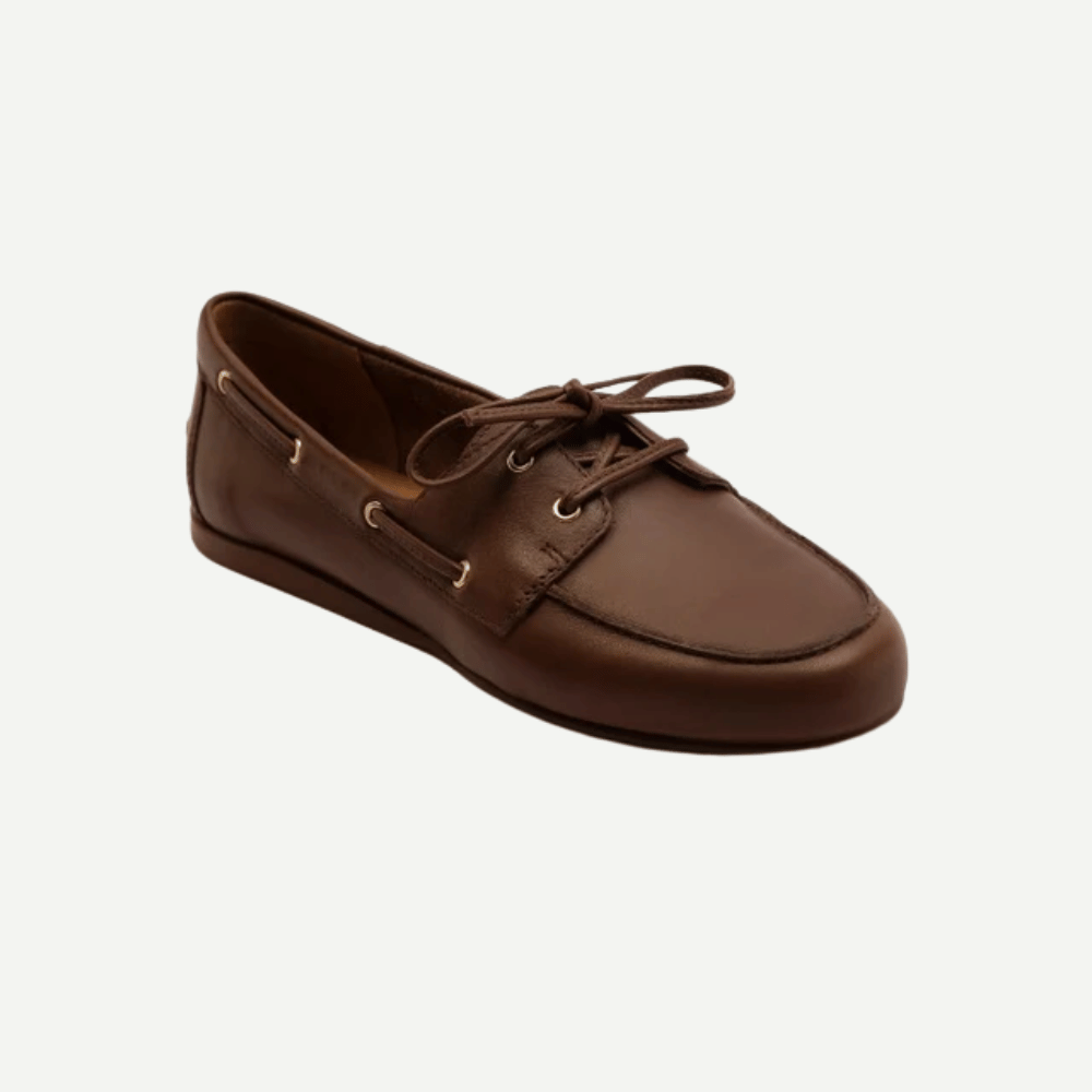 Brown Leather Boat