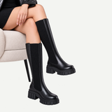 Black Knee High Boots