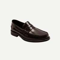 Burgundy Penny Loafers