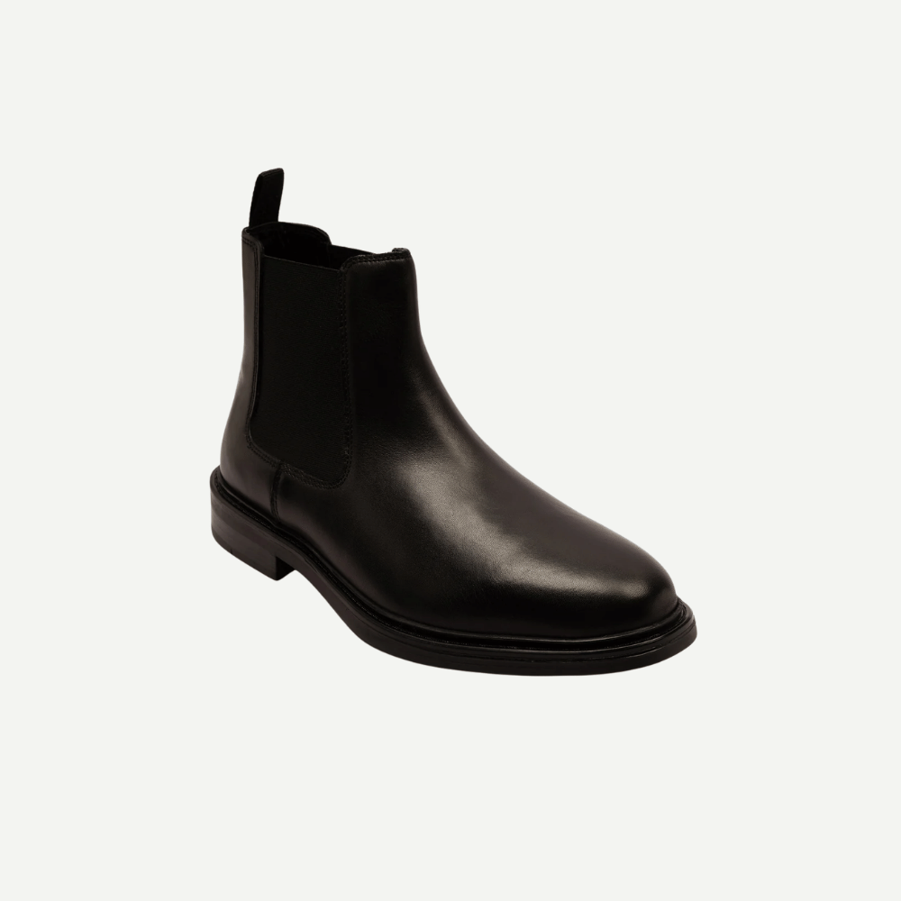 Slip-On Leather Boots