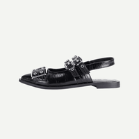Buckle Slingback Flats