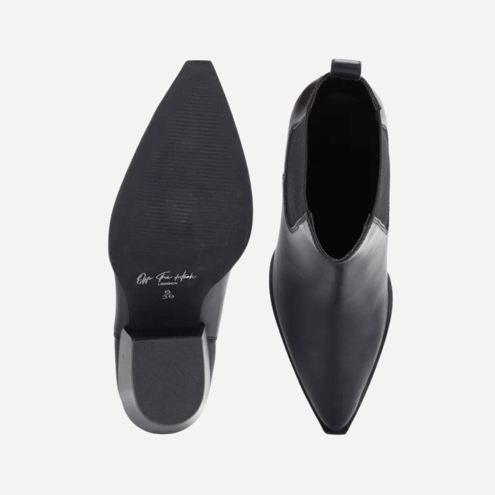 Western Black Chelsea Boots