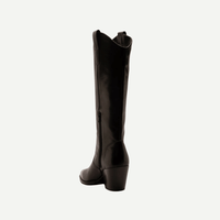 Women’s Black Western Knee High Boots