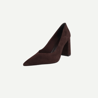 Brandy Pointed Toe Block Heel Pumps