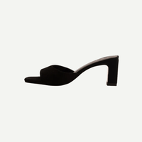 PARK Suede Leather Open-Toe Slip-On Sandals