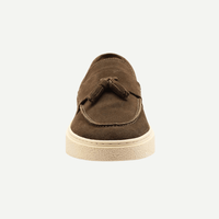 Suede Tassel Loafers for Men