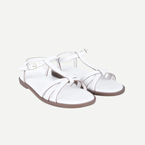Girls’ White Strappy Sandals