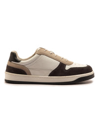 Leather Lace Up Trainers