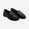 Girls’ Black Slip On School Loafers