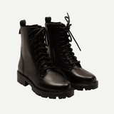 Girls’ Black Lace Up Ankle Boots