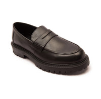 Men’s Black Leather Loafers