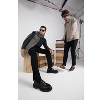 Men’s Black Leather Loafers