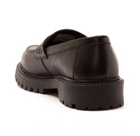 Men’s Black Leather Loafers