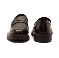 Men’s Black Leather Loafers