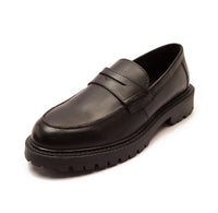 Men’s Black Leather Loafers