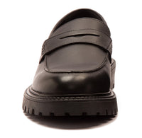 Men’s Black Leather Loafers