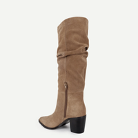 Muswell Taupe Slouchy Knee High Boots
