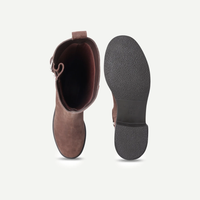 Lumina Buckle Strap Mid Calf Boots