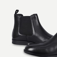 Trueman Boys Black Chelsea Boots