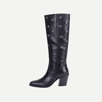 Women's Studded Knee High Boots