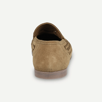 Tiger Boys Mink Suede Loafers