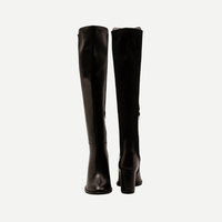Black Heeled Over The Knee Boots