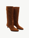 Kitten Heel Knee High Boots