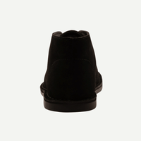 Sahara Boys Black Suede Lace-Up Desert Boots