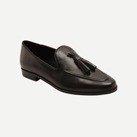 Women’s Black Tassel Loafers
