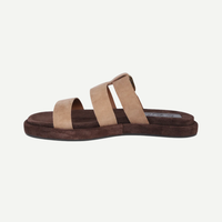 Suede Slider Sandals