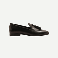 Women’s Black Tassel Loafers