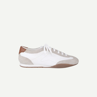 White Leather Trainers