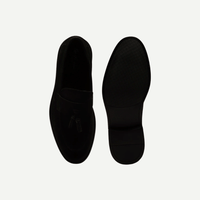 Men’s Black Suede Tassel Loafers