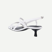 White Heeled Sandals