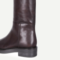 Celeste Brown Leather Knee High Boots