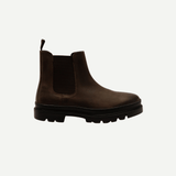 Men’s Dark Brown Suede Chelsea Boots 