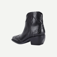 Black Western Ankle Boots