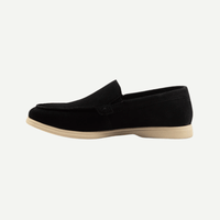 Fenway Boys Navy Suede Slip-On Loafers