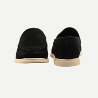 Fenway Boys Navy Suede Slip-On Loafers