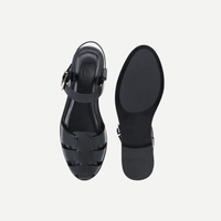 Black Fisherman Sandals