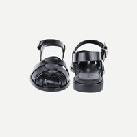 Black Fisherman Sandals