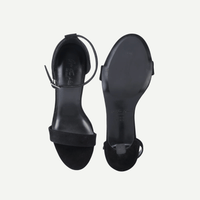 Black Stiletto Sandals