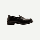  Men Black Leather Loafers 